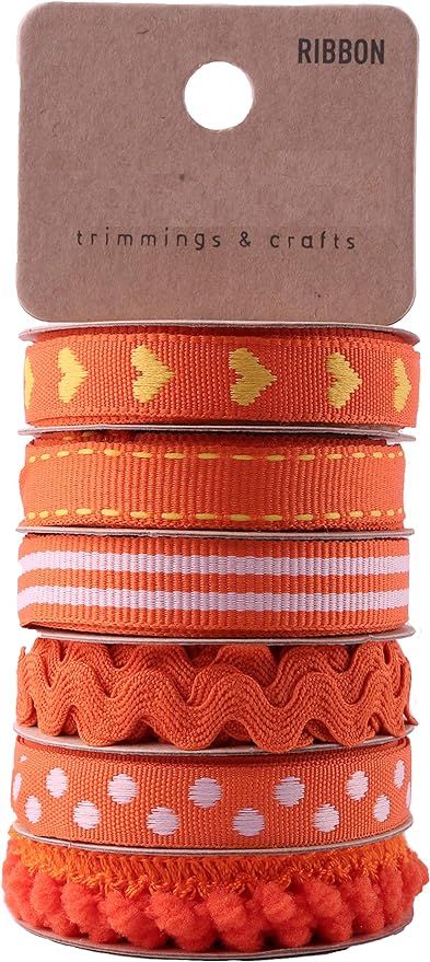 Assorted Ribbon for Crafts Hair Ribbons for Girls Fabric Ribbon Thin Ribbon Grosgrain Ribbon Craf... | Amazon (US)