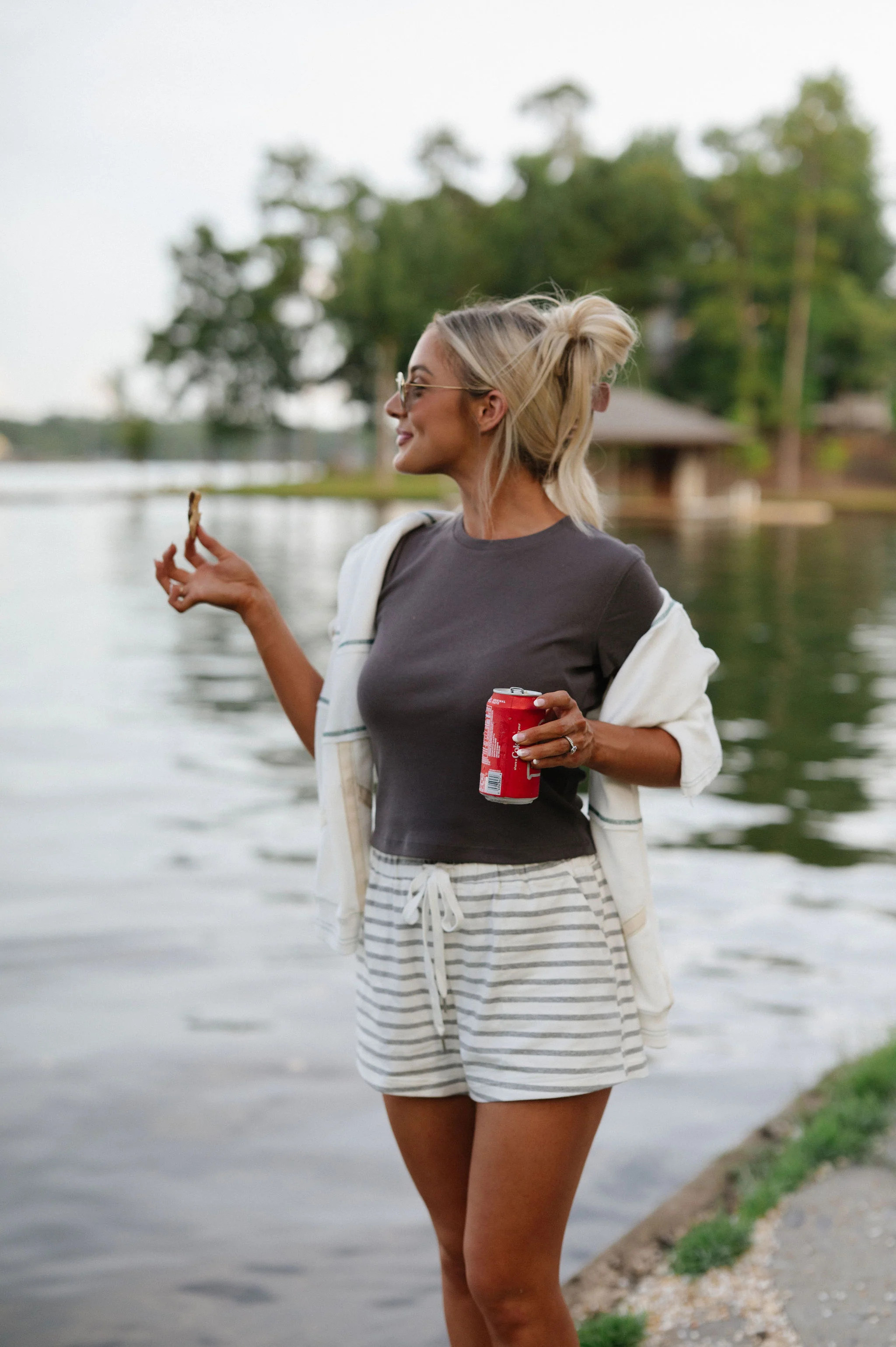 Sadie Baby Tee-Charcoal | These Three