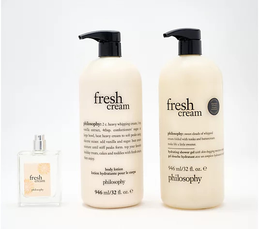 philosophy gracefully cleanse, hydrate & scent 3pc collection - QVC.com | QVC