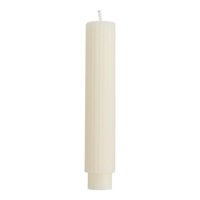 Springtime Ribbed Taper Candles 2 Pack | World Market