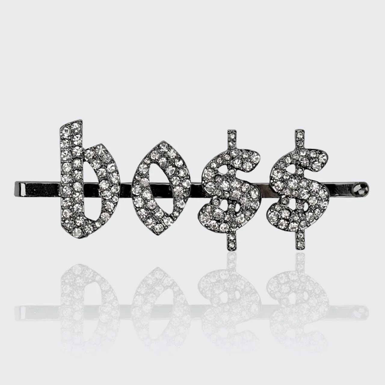 Bo$$ Rhinestone Bobby Pin | Kitsch