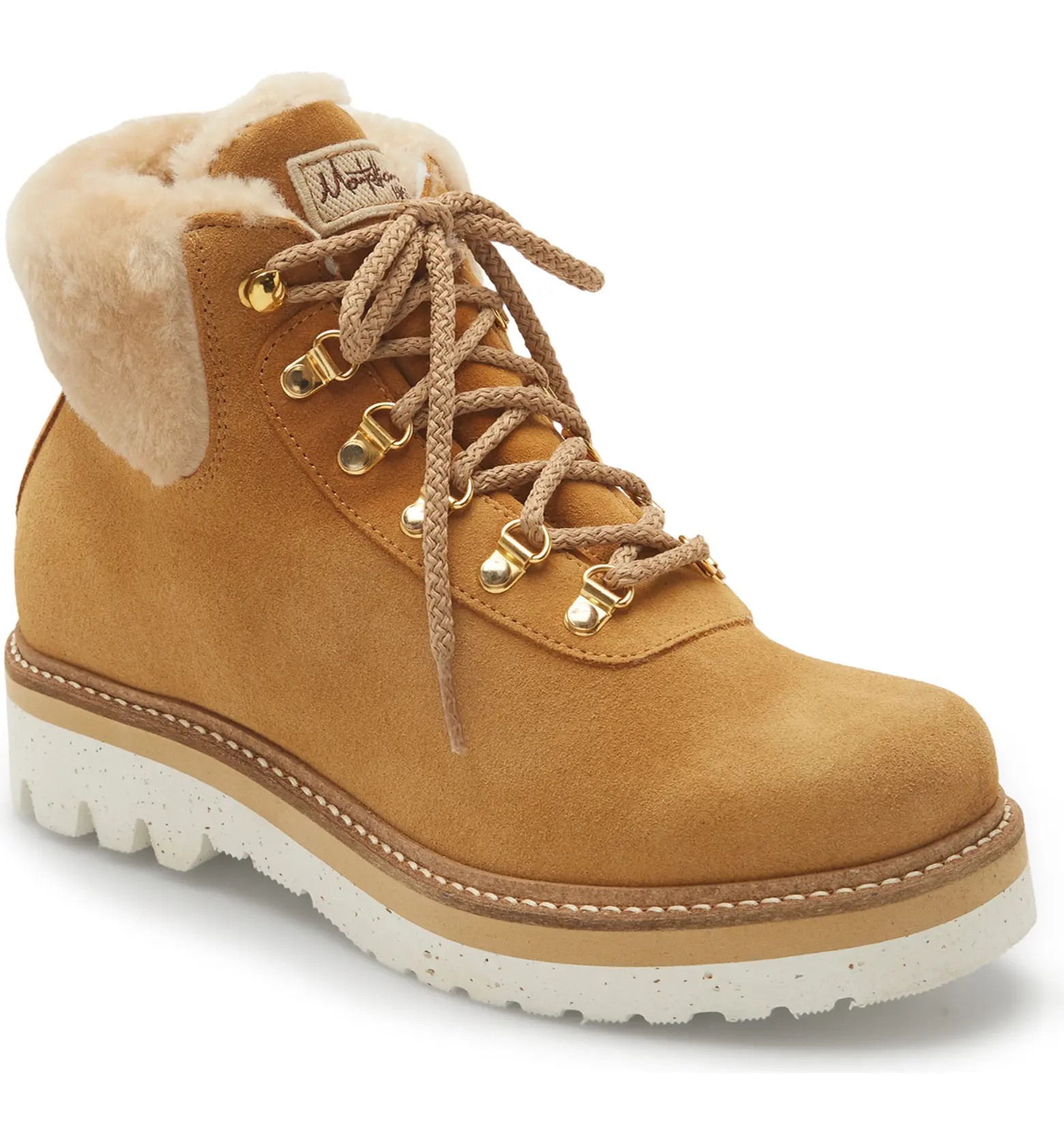 La Montelliana Tofane Genuine Shearling Bootie | Nordstrom | Nordstrom