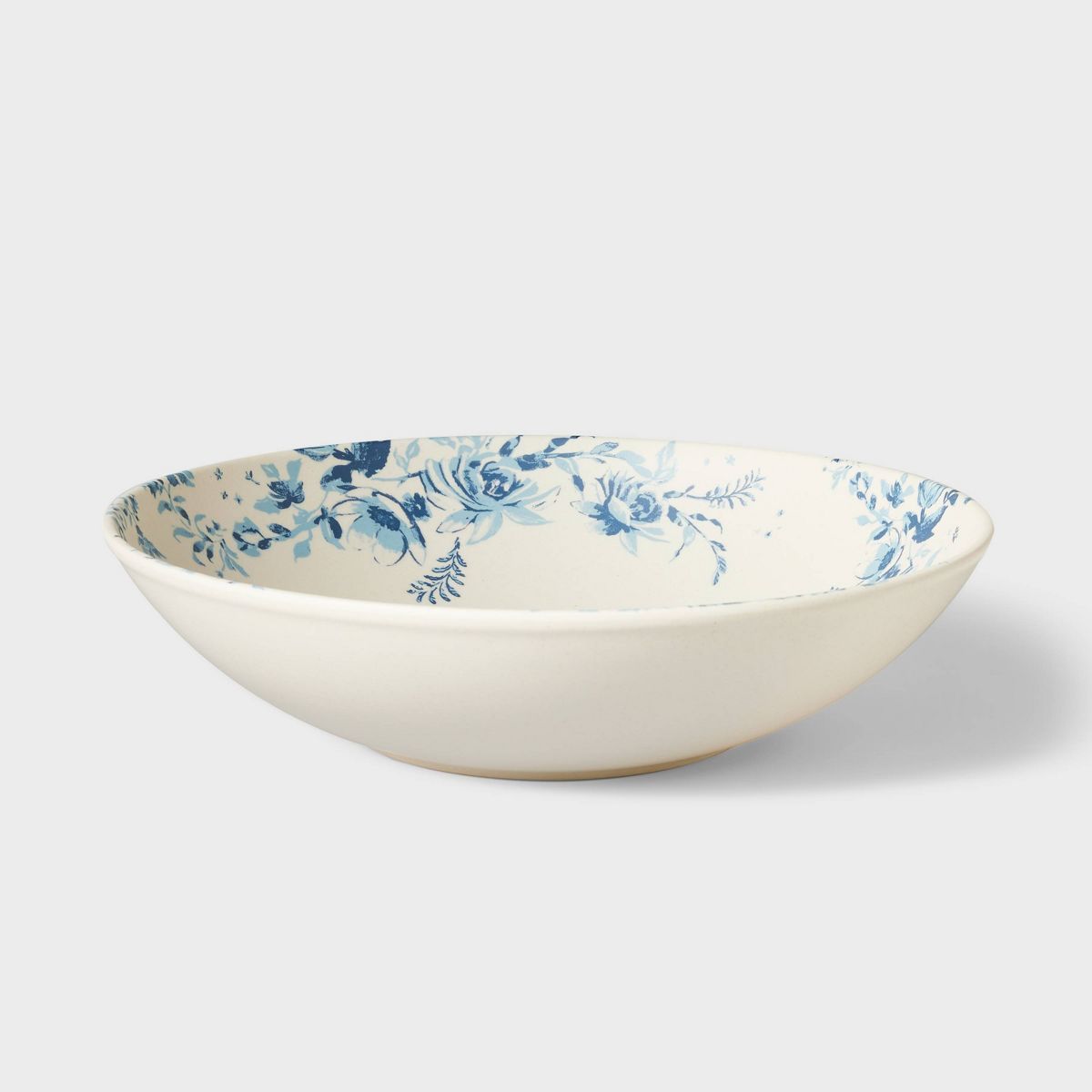 Melamine Floral Serving Bowl Blue - Threshold™ designed with Studio McGee | Target