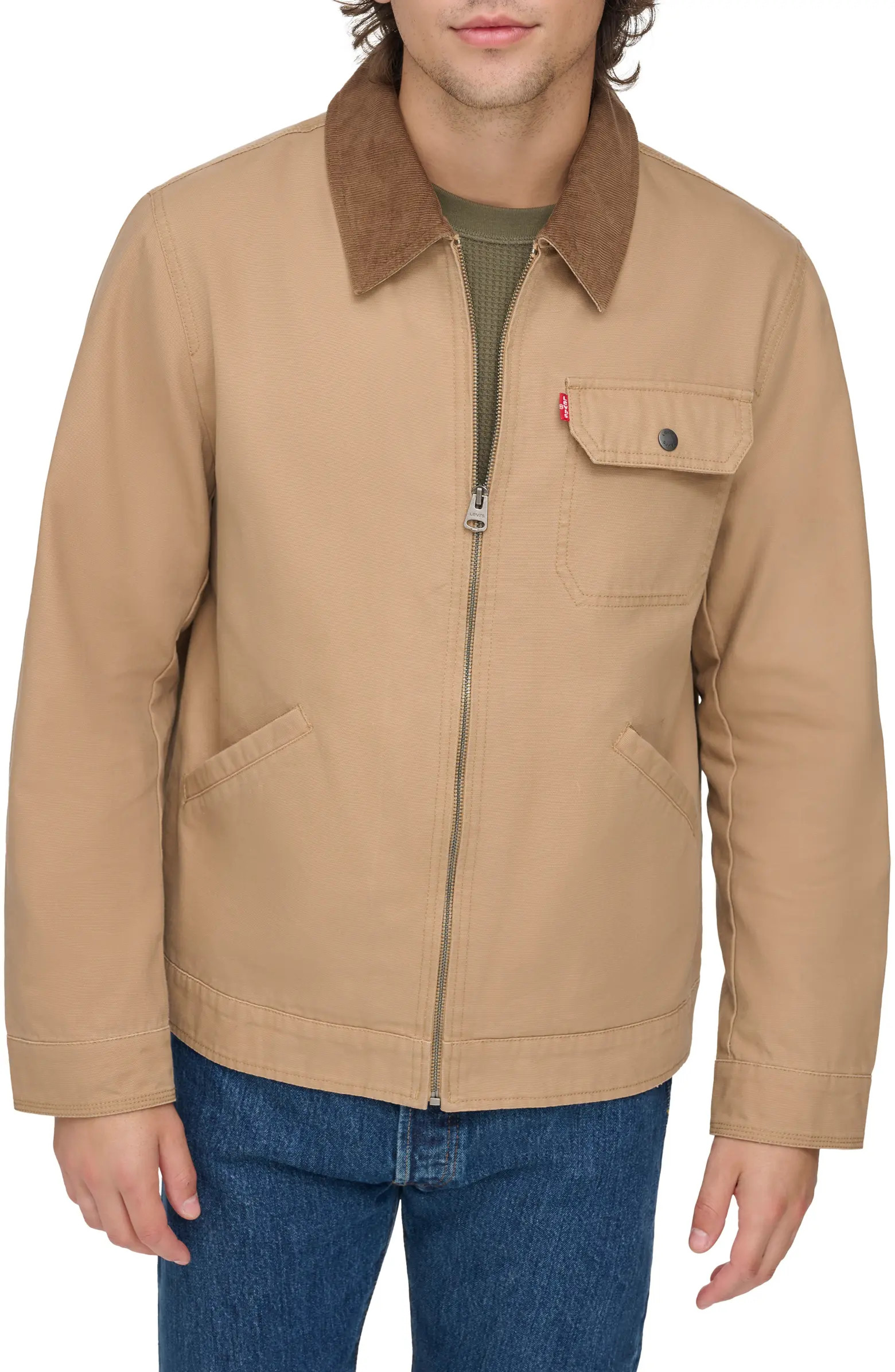 Levi's® Lightweight Cotton Twill Utility Jacket | Nordstrom | Nordstrom
