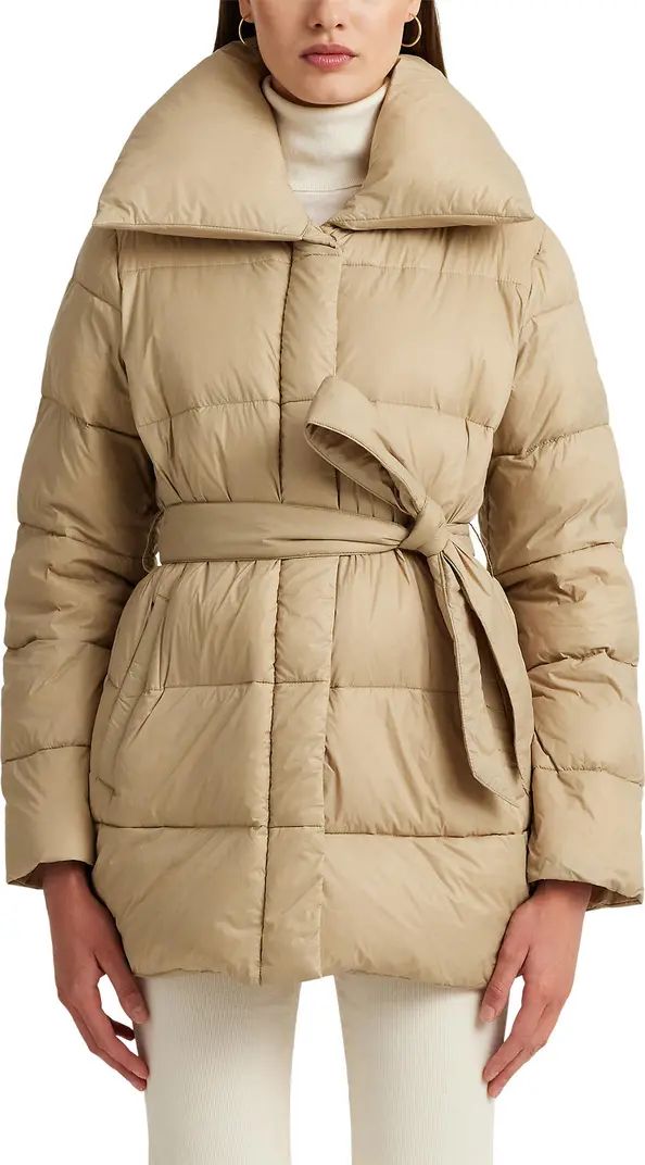 Belted Down Puffer Jacket | Nordstrom