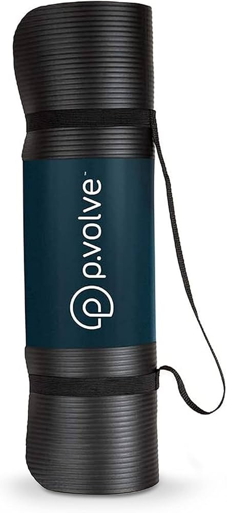 P.mat Non-Slip Exercise Mat by P.volve - At Home Exercise and Workouts for Men and Women - Thick ... | Amazon (US)