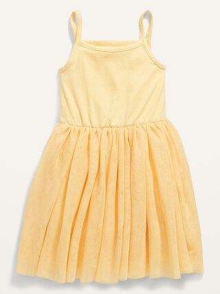 Sleeveless Rib-Knit Tutu Dress for Toddler Girls | Old Navy (US)