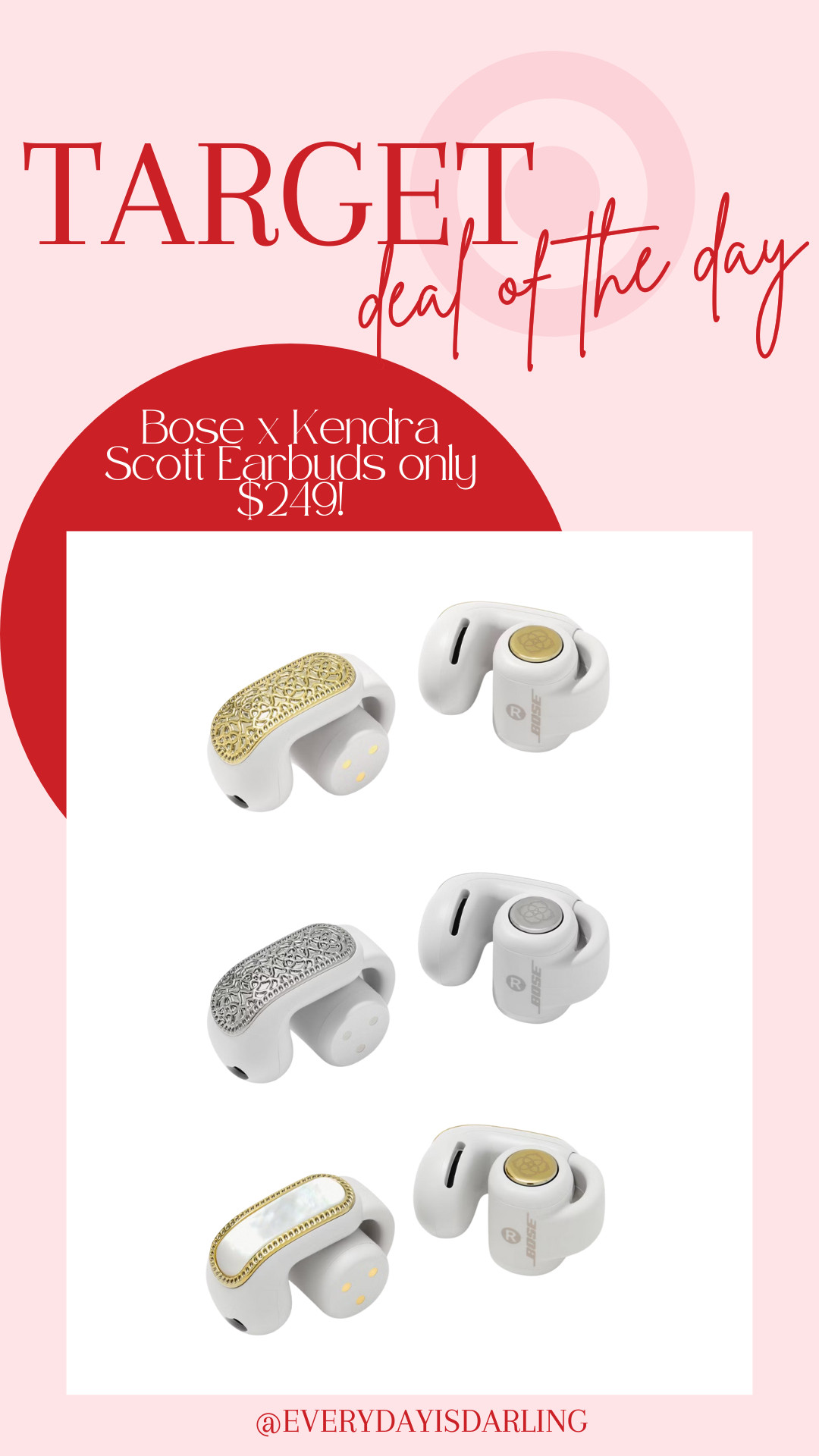 Bose x Kendra Scott earbuds on sale for $100 off! Today only Target!  

 #LTKGiftGuide #LTKHoliday #LTKSaleAlert