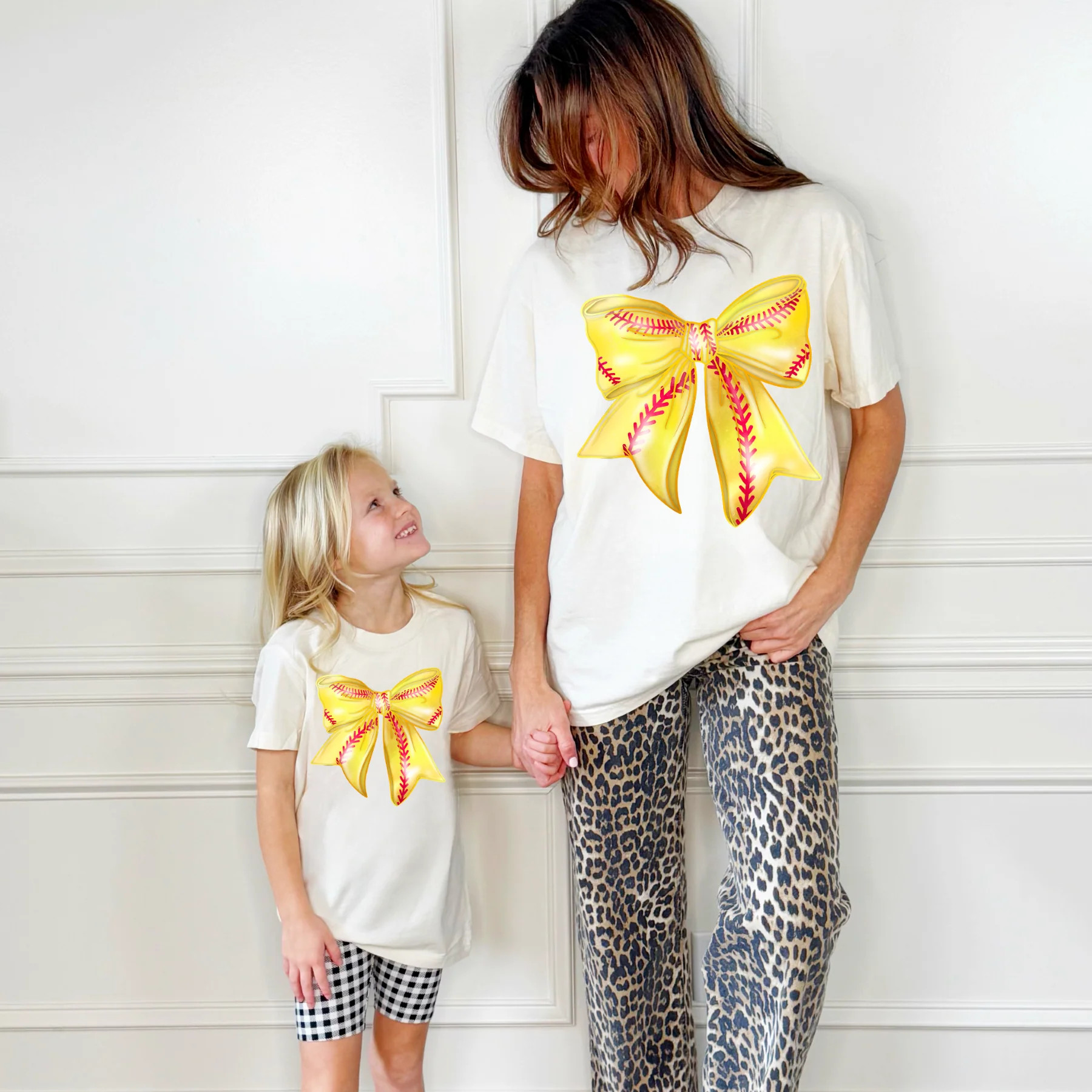 Softball Bow Youth & Adult Tees | Poppy & Pine
