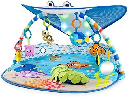 Bright Starts Disney Baby Finding Nemo Ray Ocean Lights & Music Gym, Ages Newborn + | Amazon (US)