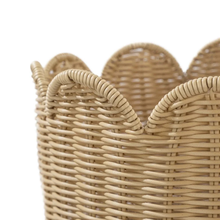 My Texas House Hand Woven Scalloped Patriotic Planter 14in x 12in | Walmart (US)