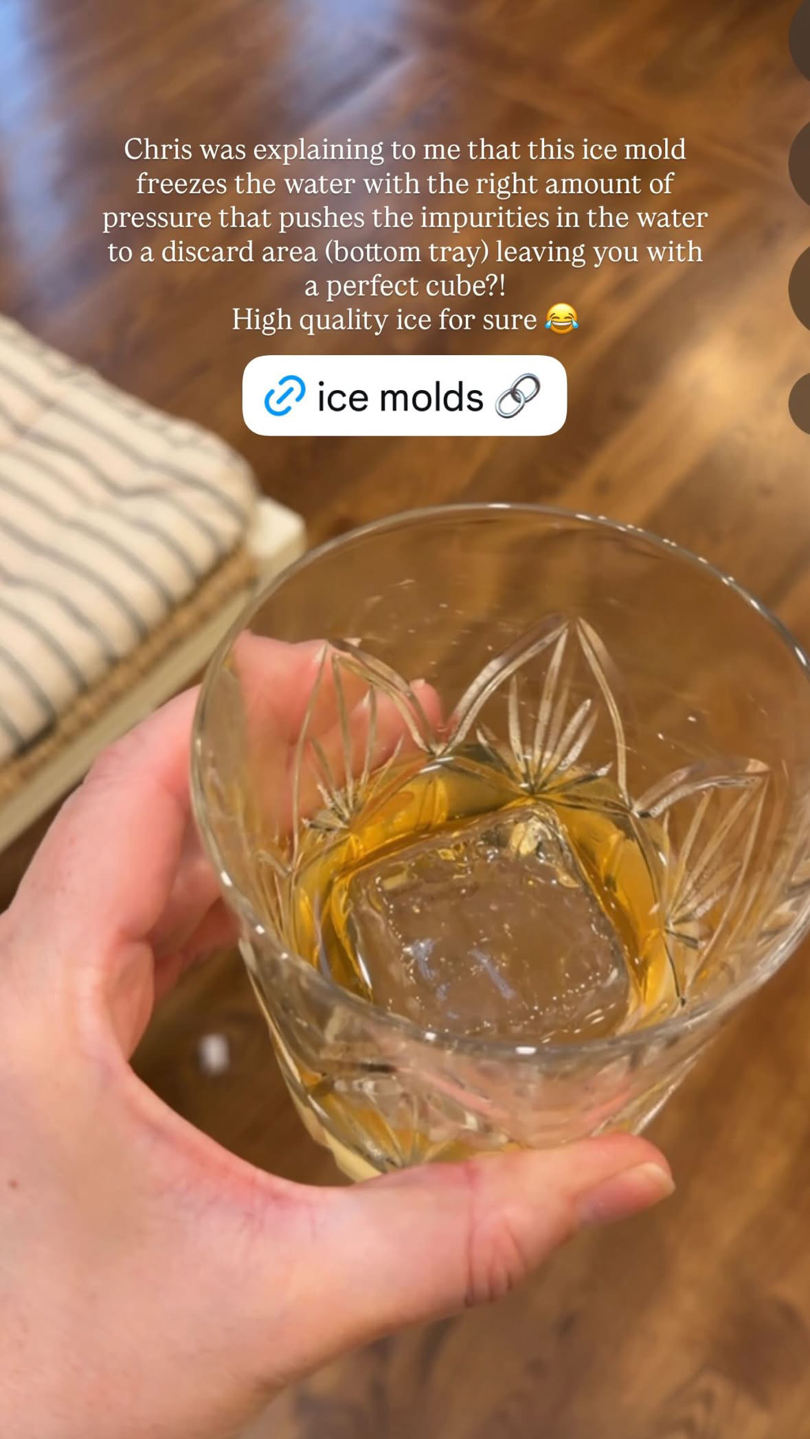 Highest quality ice mold! 

ice mold l amazon l glasses 

 