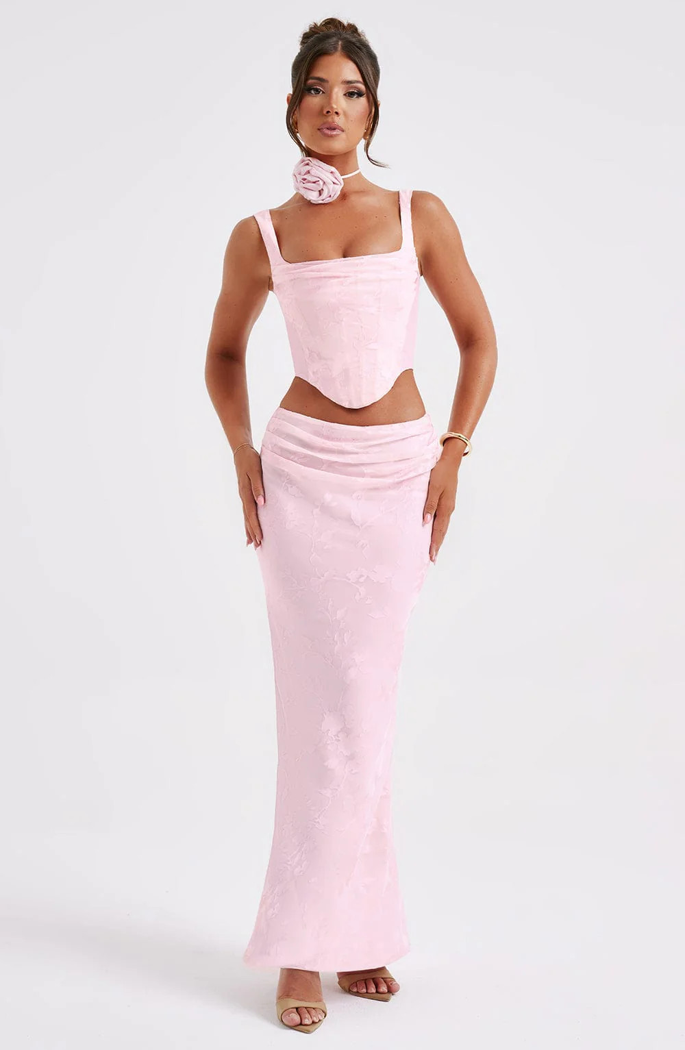 Elizabeth Maxi Skirt - Blush | Babyboo (global)