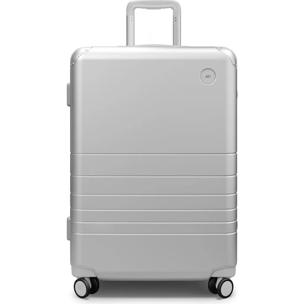 Monos 27-Inch Medium Hybrid Spinner Check-In in Silver at Nordstrom | Nordstrom