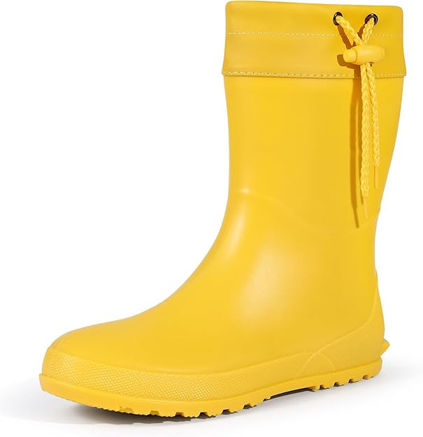 Asgard Women's Mid Calf Rain Boots Collar Gardening Boots Ultra Lightweight Portable Garden Shoes | Amazon (US)