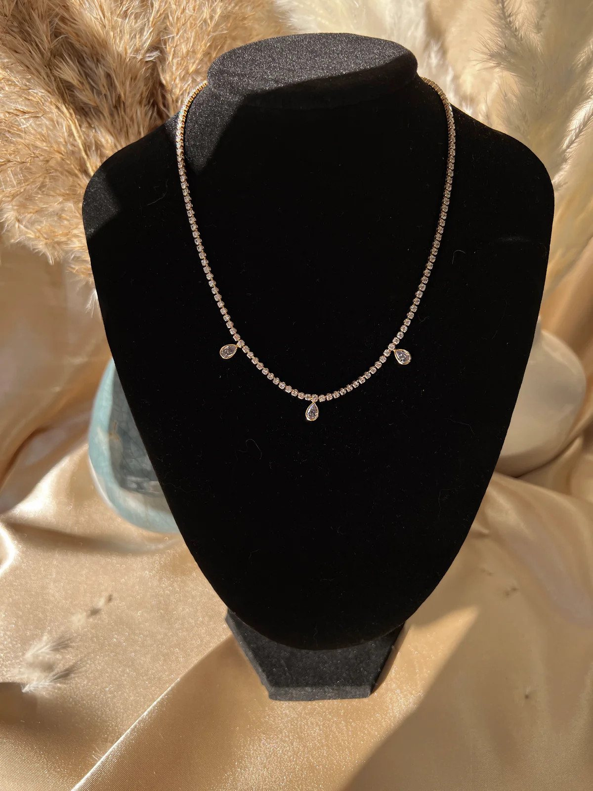Oslo Tennis Necklace | Gratefully Helena