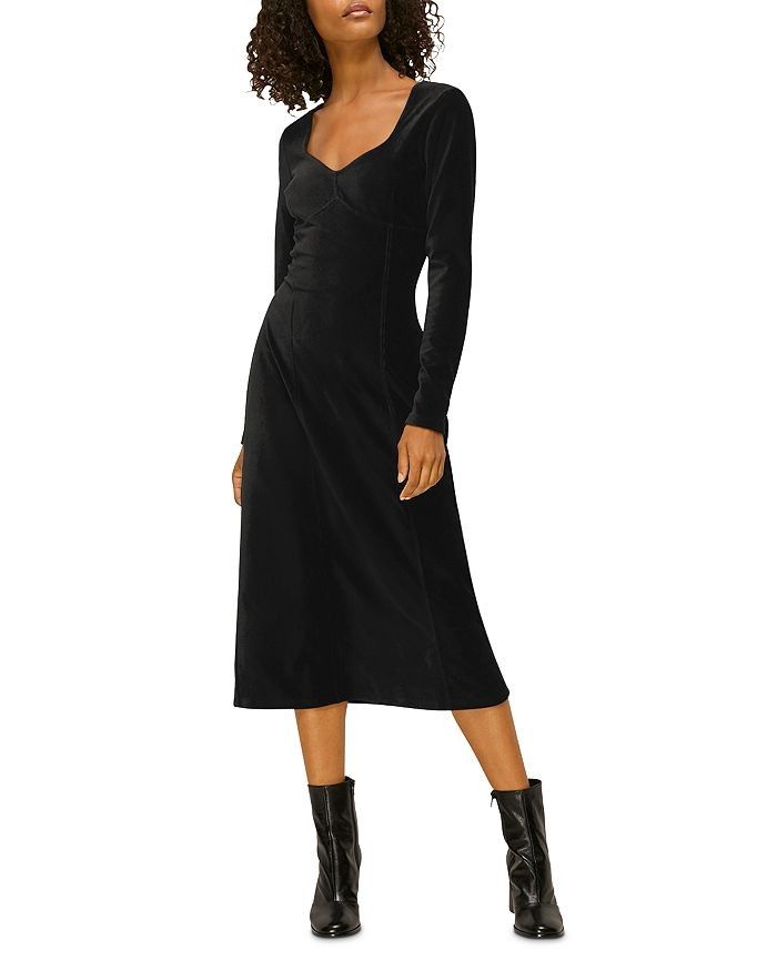 Velvet Midi Dress | Holiday Dress | Holiday Outfit | Christmas  | Bloomingdale's (US)