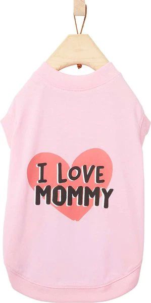 FRISCO I Love Mommy Dog & Cat T-Shirt, Pink, Small - Chewy.com | Chewy.com