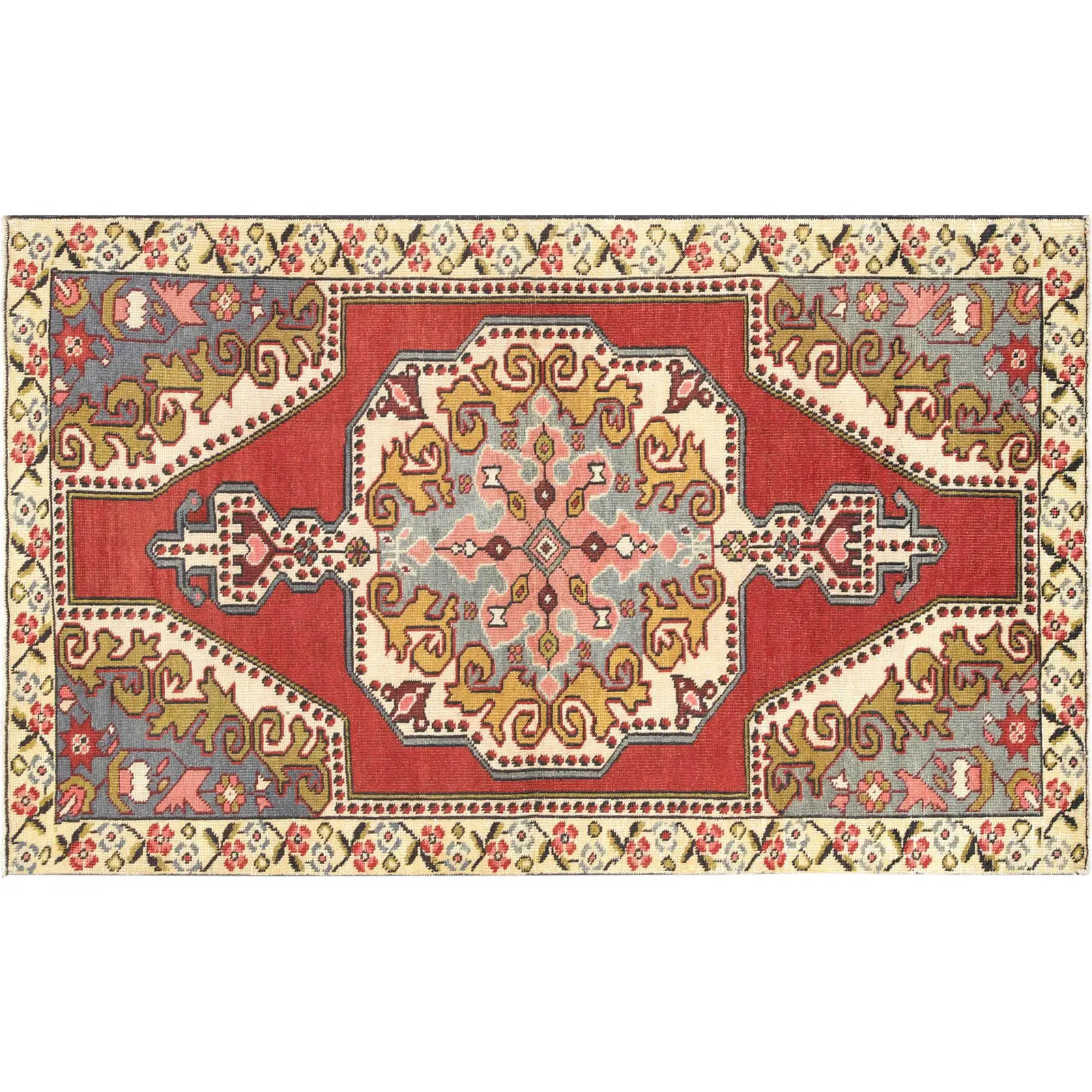 1960s Turkish Oushak Rug | Chairish