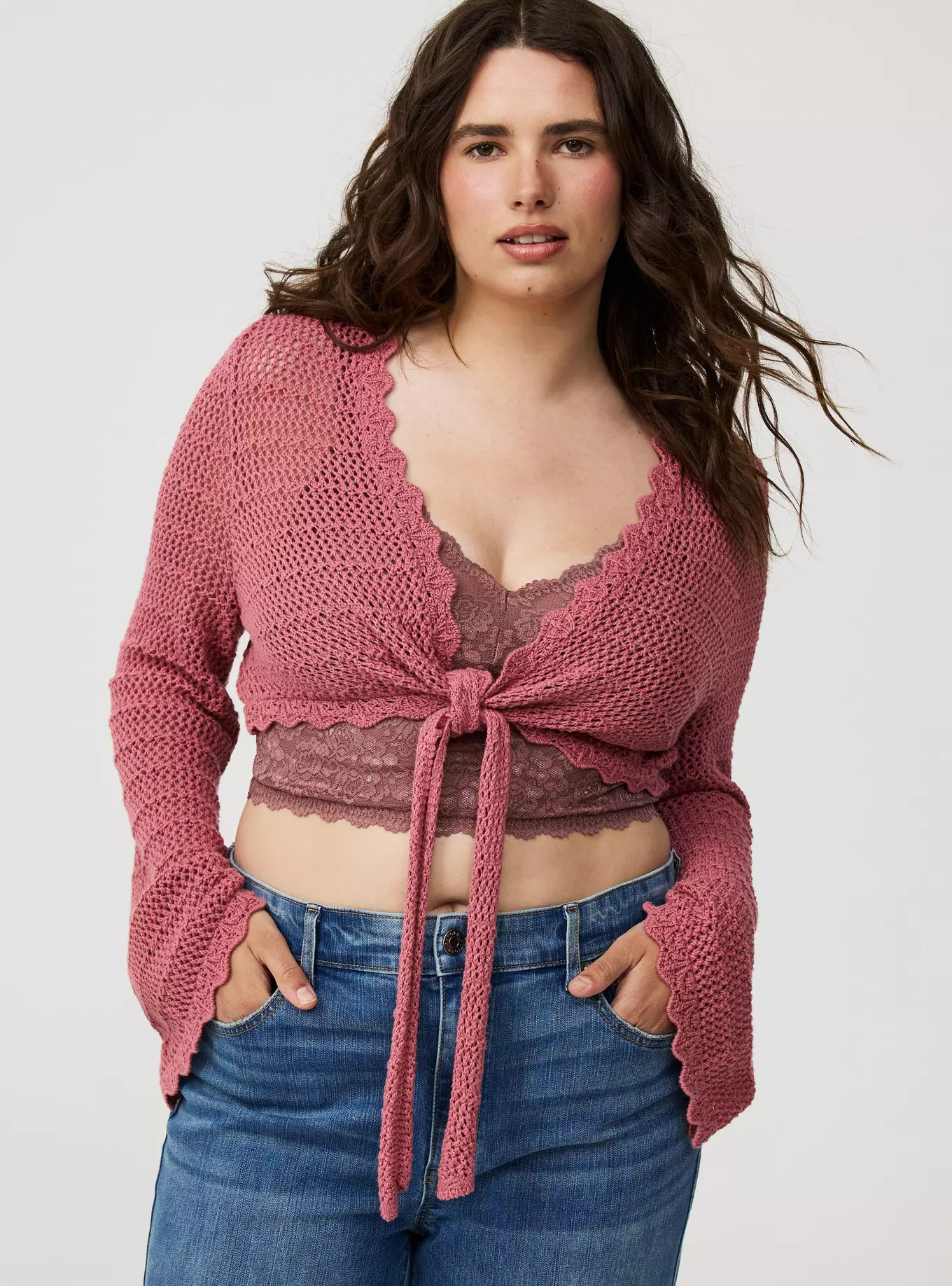 Tie-Front Sweater Shrug | Torrid (US & Canada)