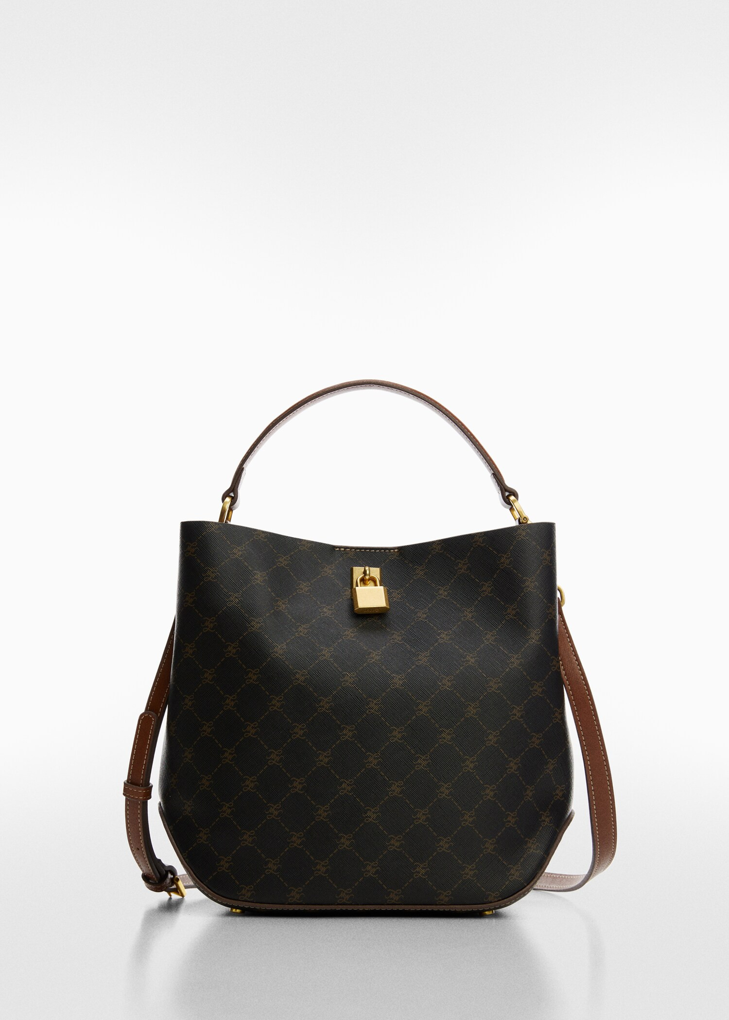 Shopper bag with padlock | Mango (US/MX/AU)