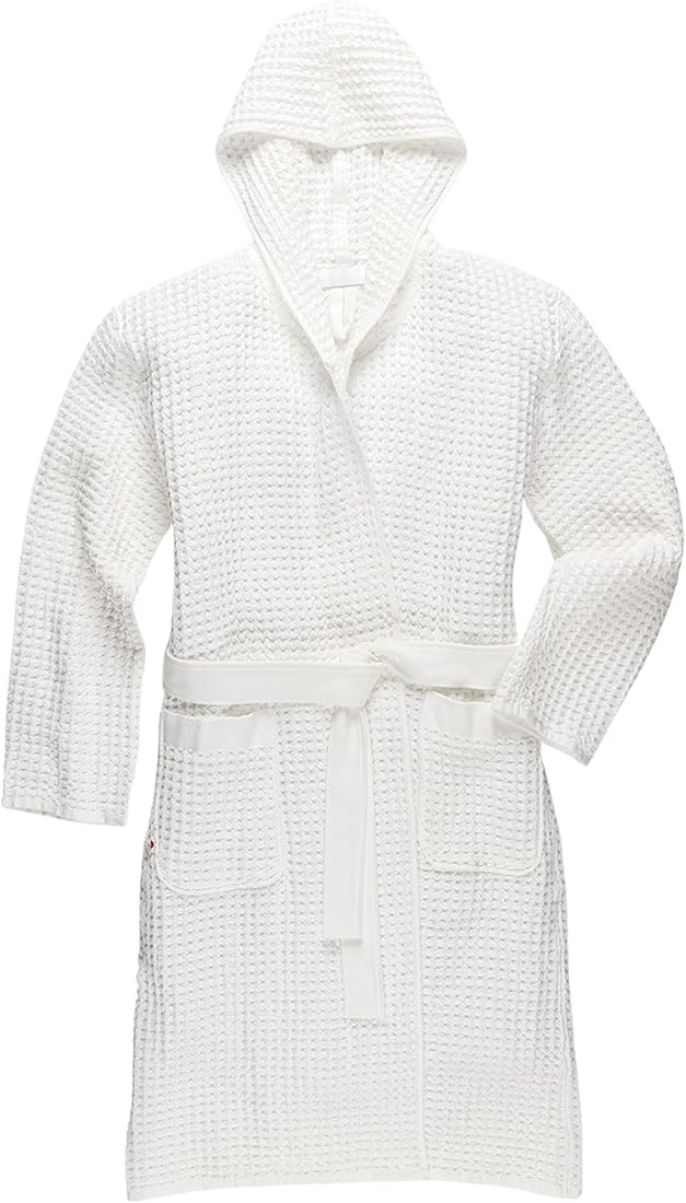 ONSEN - Waffle Bath Robe w/Hood - Waffle Knit - 100% Supima Cotton - Lightweight, Quick Drying, B... | Amazon (US)