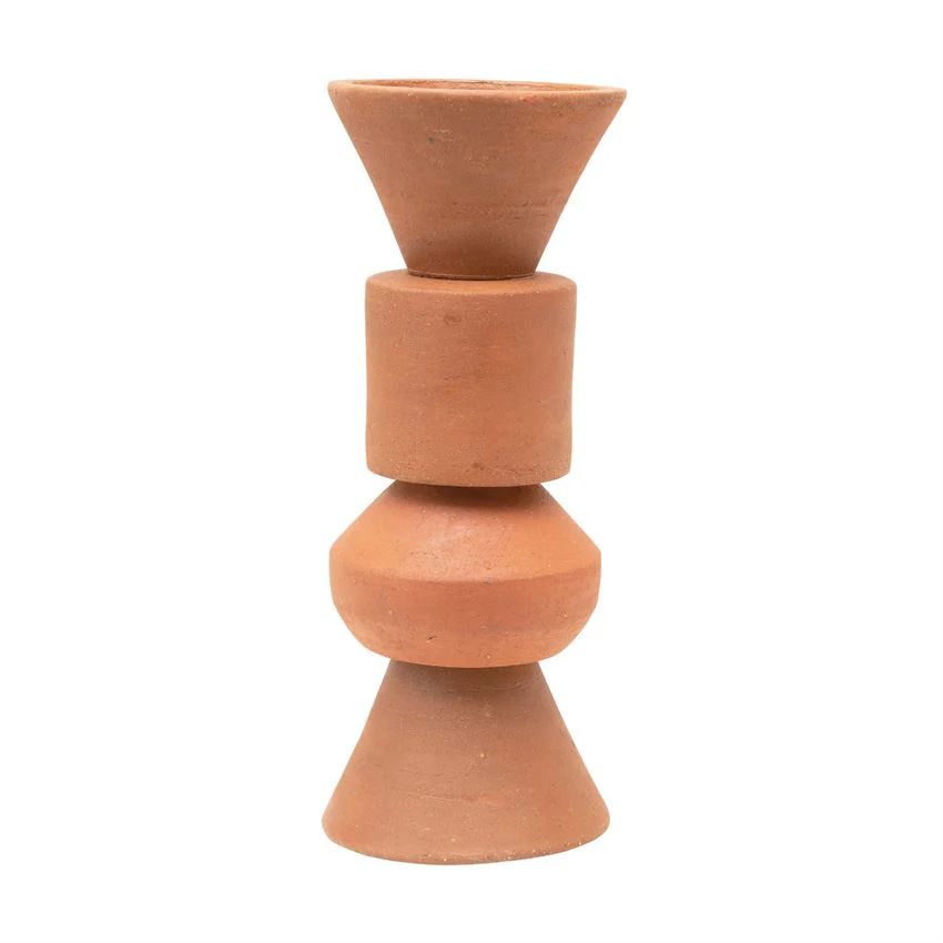 Handmade Terra-cotta Vase, Tall | Burke Decor