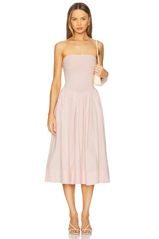 Free People x free-est Onda Tube Midi Dress in Pink Nectar from Revolve.com | Revolve Clothing (Global)