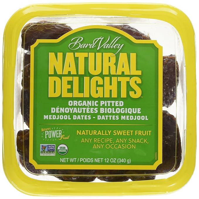 Bard Valley, Dates Medjool Pitted Organic, 12 Ounce | Amazon (US)