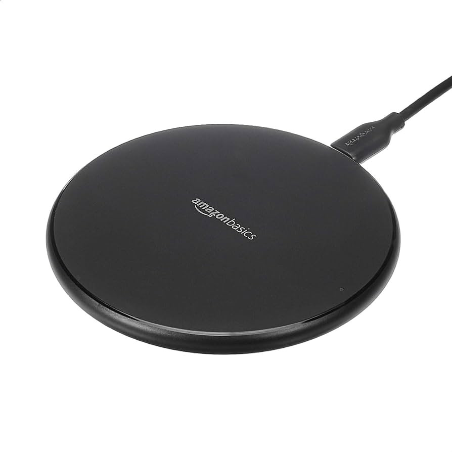 Amazon Basics Wireless Phone Charger, Fast Charging Pad for iPhone 16/15/14/13/12/11/X, Samsung, ... | Amazon (US)