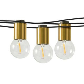 Brightech Glow Globe Outdoor 26 ft. Plug-in LED 1W G40 Globe Bulb String Light GLW-G40-26-WW | The Home Depot