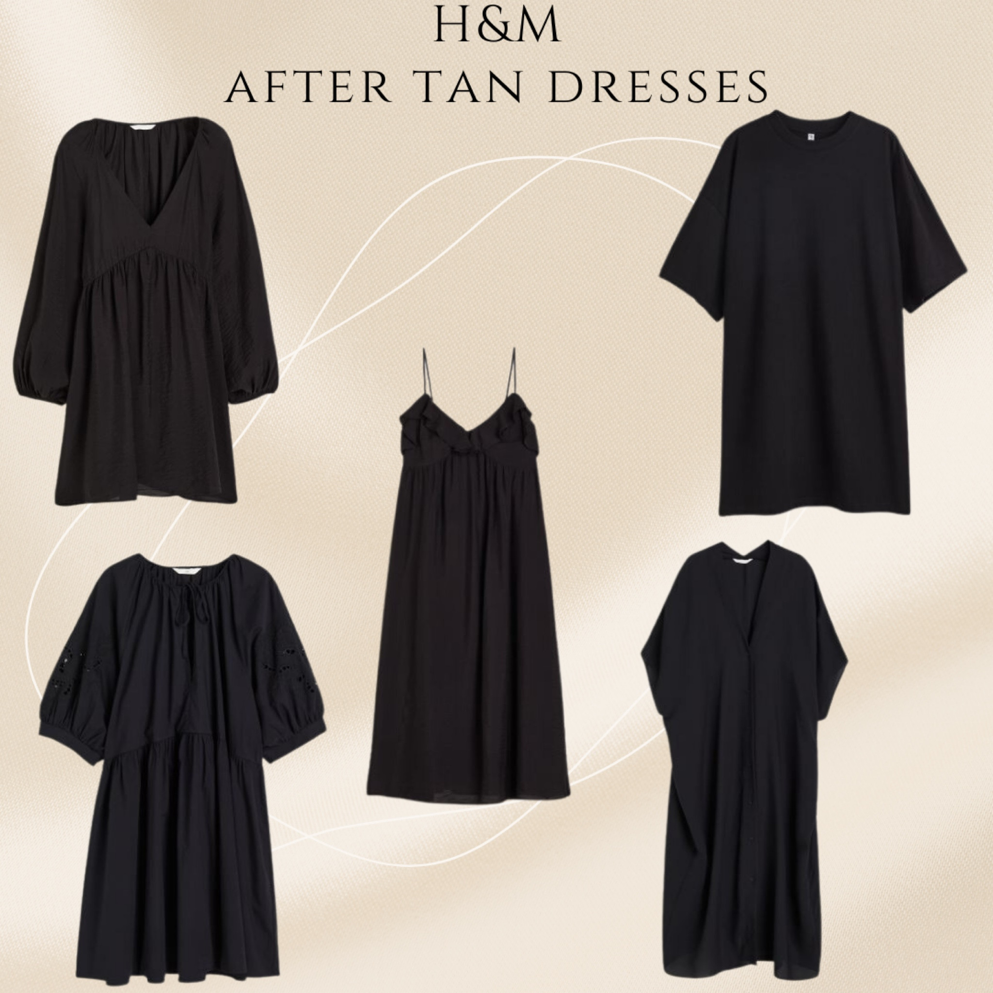 Great options for after tan apparel! Feel put together but keep your developing tan safe as you go about your day! 
