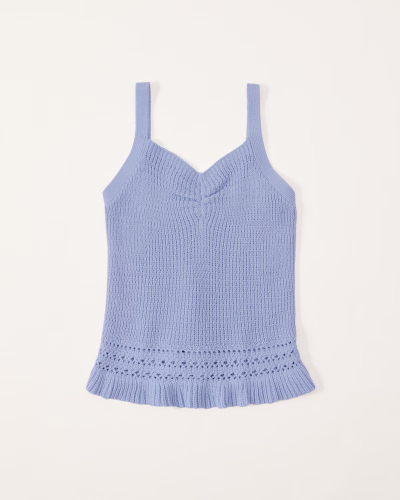 cinched sweater tank | Abercrombie & Fitch (US)