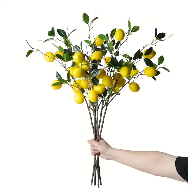 Party Decor Vibrant Fruit Decorations Simulation Yellow - Temu | Temu Affiliate Program