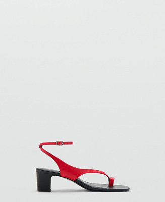 Women's Straps Heeled Leather Sandals | Macy's