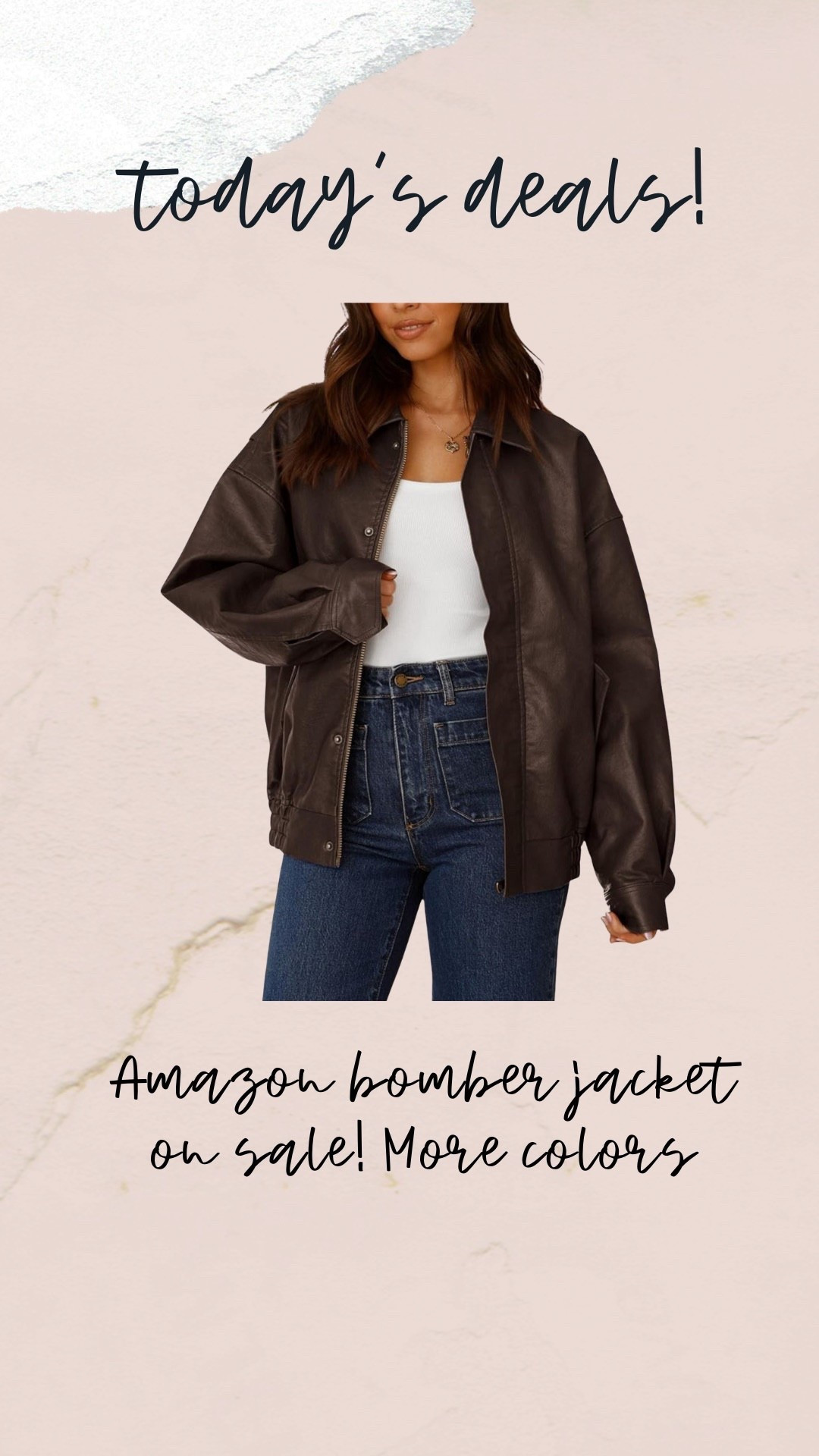 Amazon fall jackets, faux leather jacket 

#LTKSeasonal #LTKFindsUnder50 #LTKSaleAlert