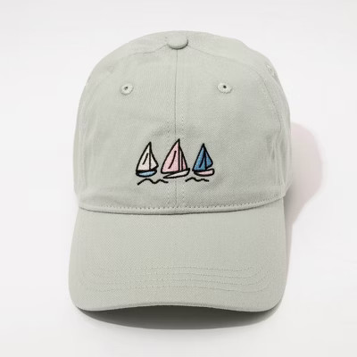 Sail Boats Hat - Frasier Sterling Mint | Target