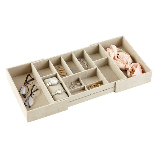 Stackers Large Expandable Jewelry Storage Tray | The Container Store