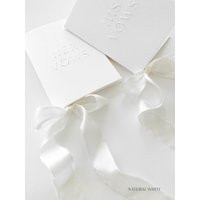 Vow Books With Embossed His & Her Vows & Silk Ribbons | Set Of 2 Lined Pages | Etsy (US)