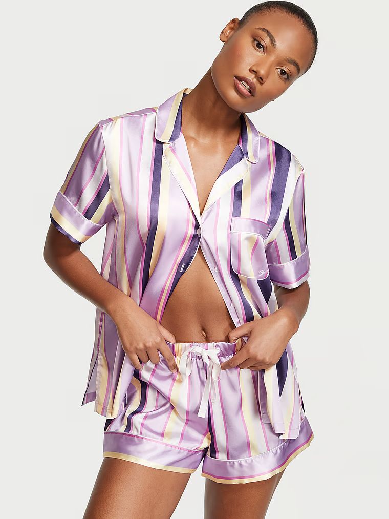 Satin Short Pajama Set | Victoria's Secret (US / CA )