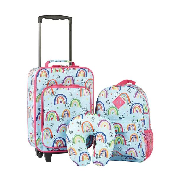 Protege Kids 3pc Luggage Set, Rainbow - Walmart.com | Walmart (US)