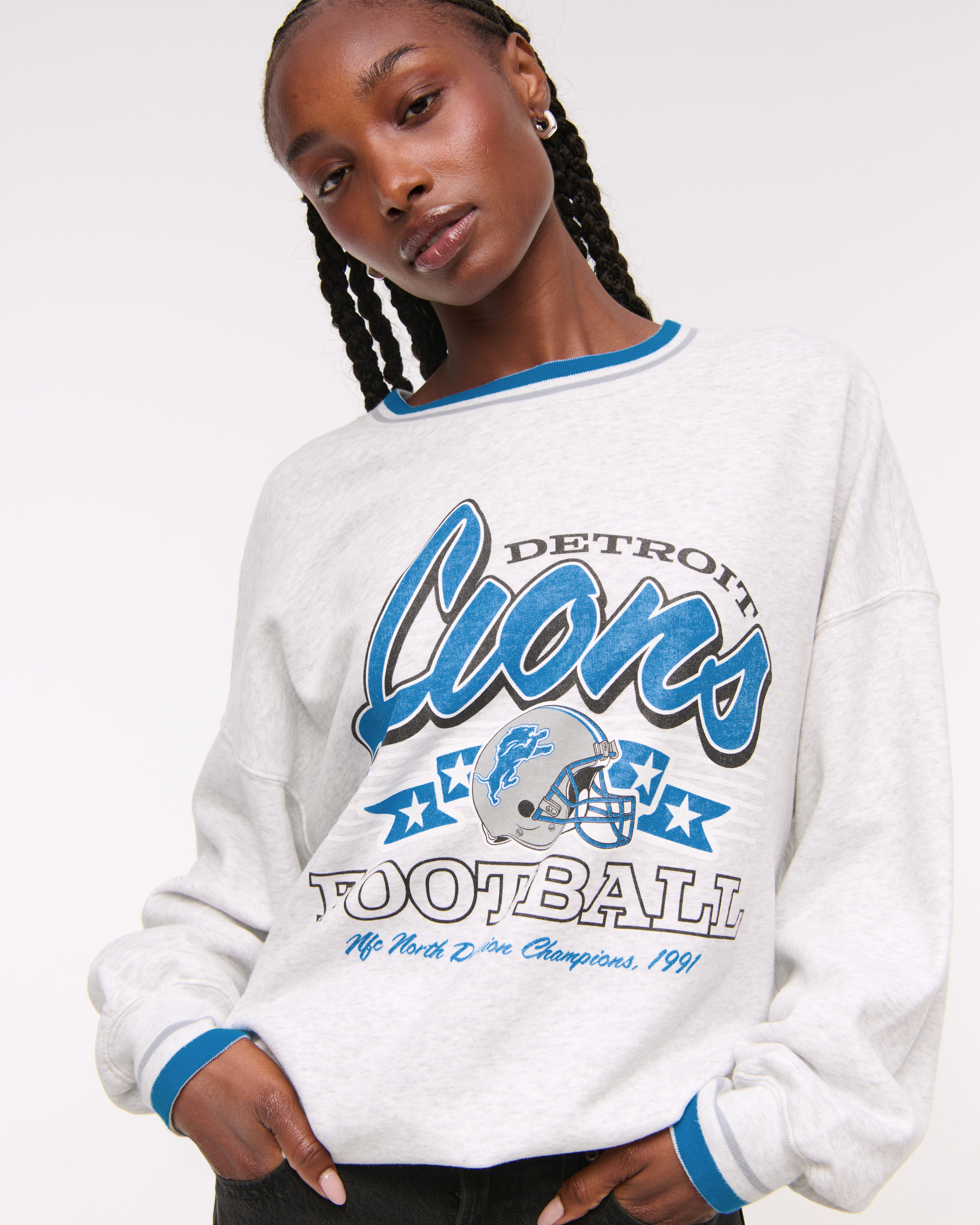 Detroit Lions Vintage Sunday Crew | Abercrombie & Fitch (US)