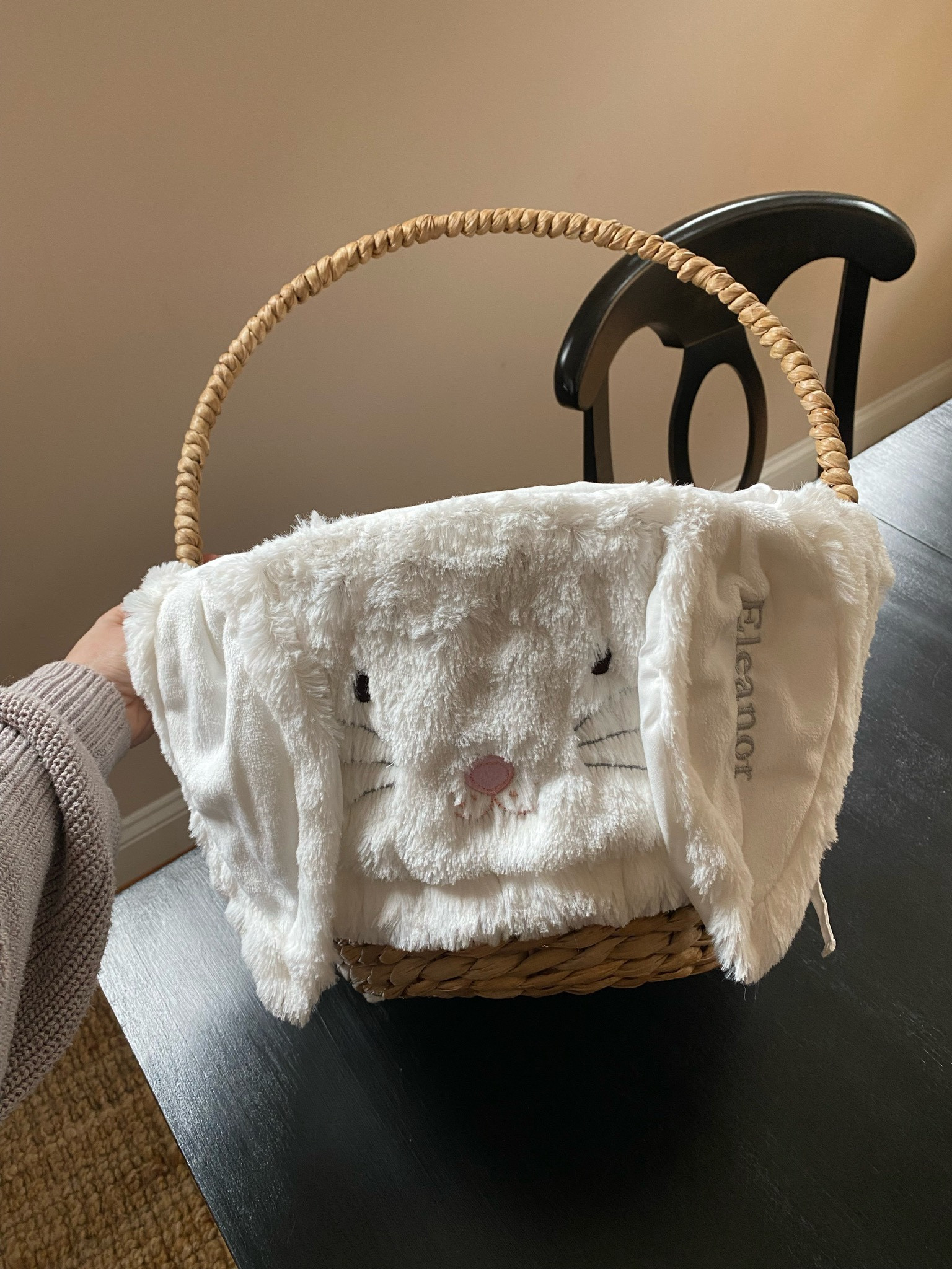 Personalized Easter Basket - basket and liner come separate
Pottery barn 

#LTKSeasonal #LTKkids #LTKfamily