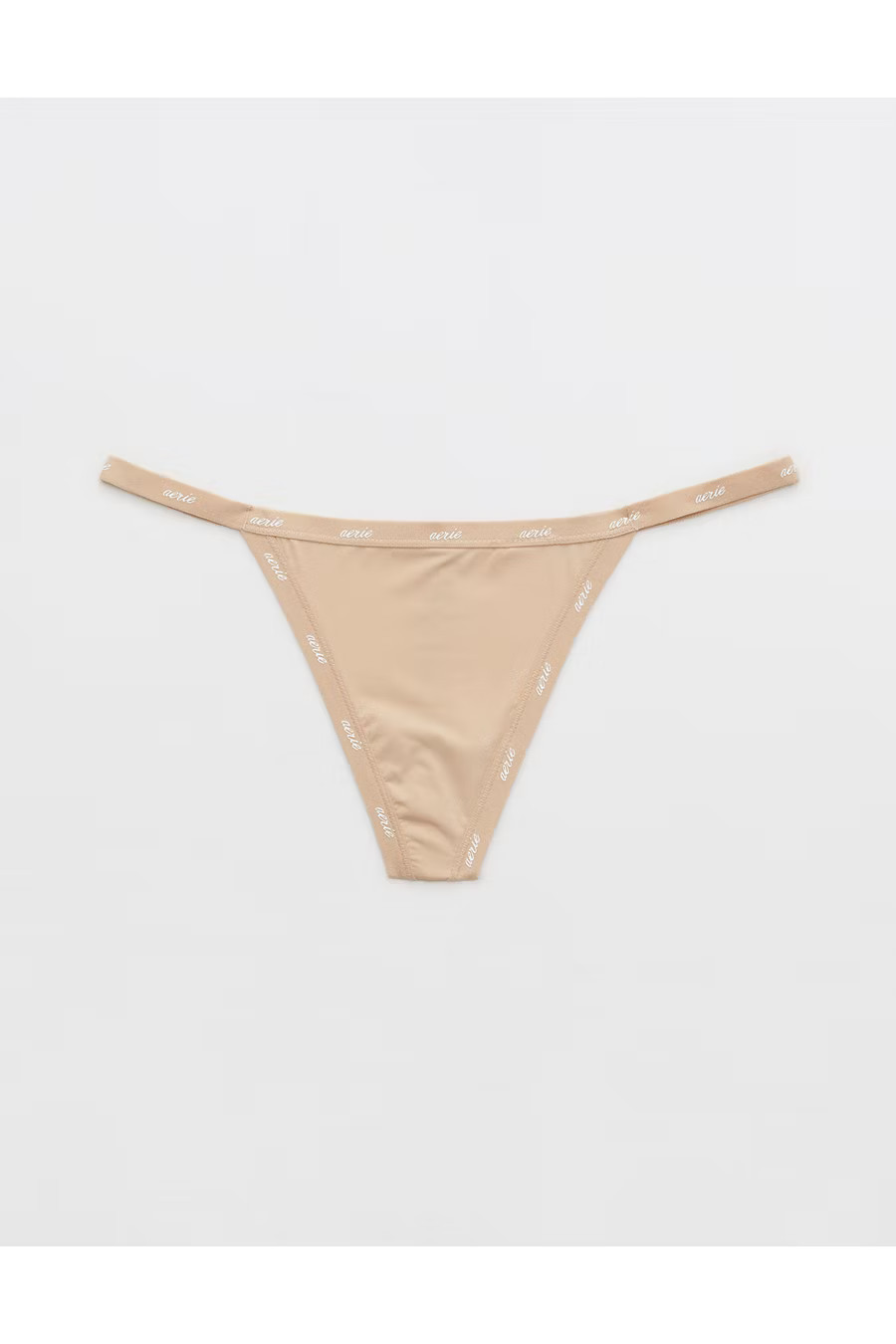 SMOOTHEZ Microfiber String Thong Underwear Women's Sands L | Aerie
