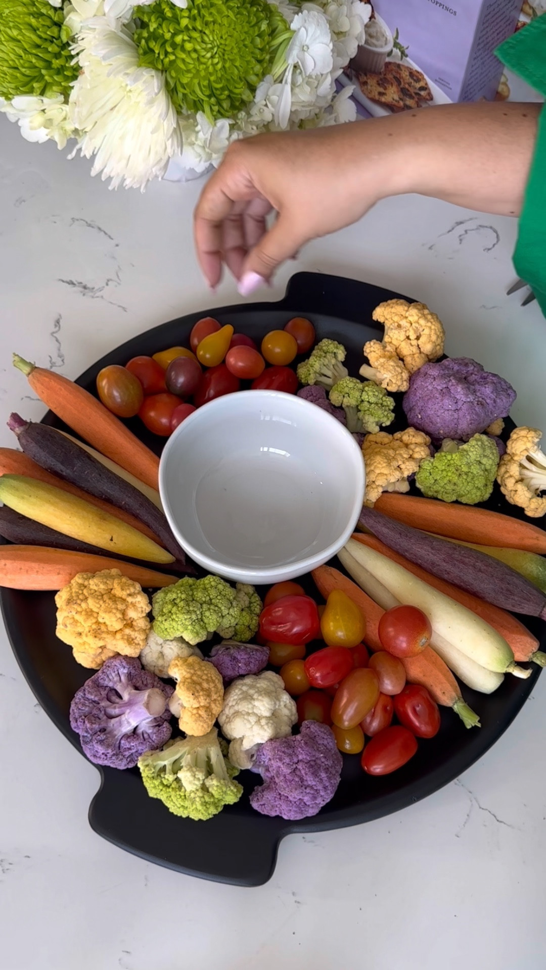 Key to a veggie tray is lots of color! Linked my Target serving tray and a few other favorites! 

#LTKunder100 #LTKhome #LTKFind