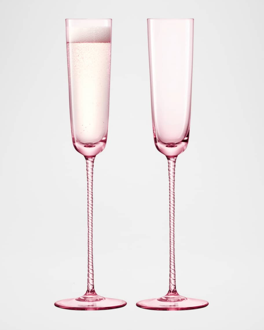 LSA Theatre Champagne Flutes, Set of 2 | Neiman Marcus