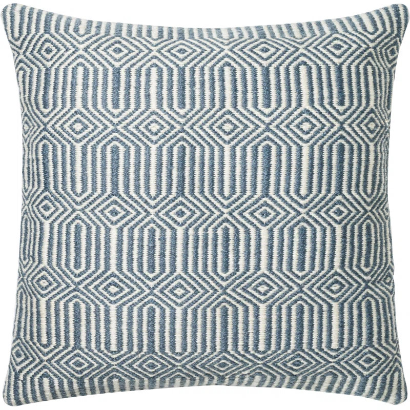 In/Out Embroidered Indoor/Outdoor Pillow Cover | Wayfair North America