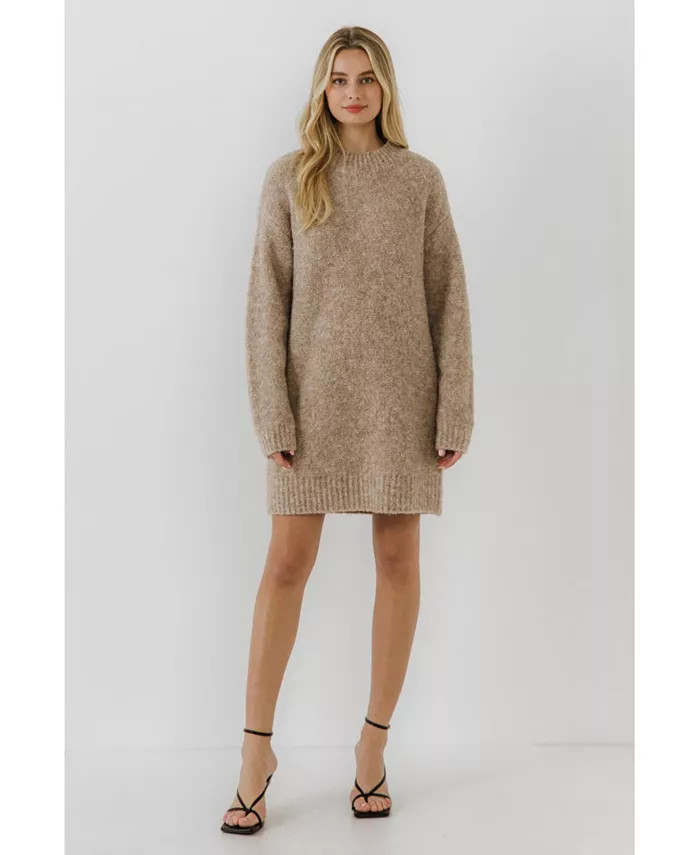 Women's Long-Sleeved Sweater Dress | Macy's