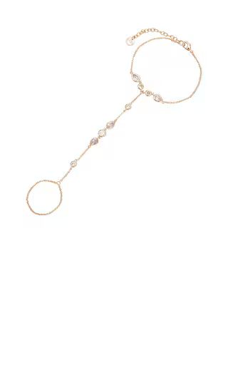 Aurora Hand Chain in Gold | Revolve Clothing (Global)