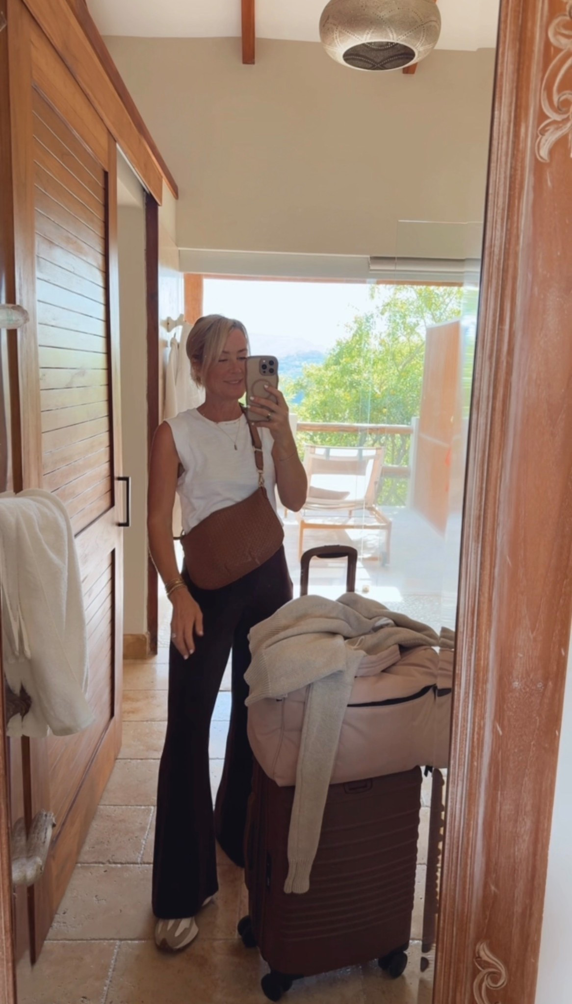 A great travel outfit! Plus the essential packing finds I always bring with me when I travel. 

#LTKOver40 #LTKSeasonal #LTKTravel